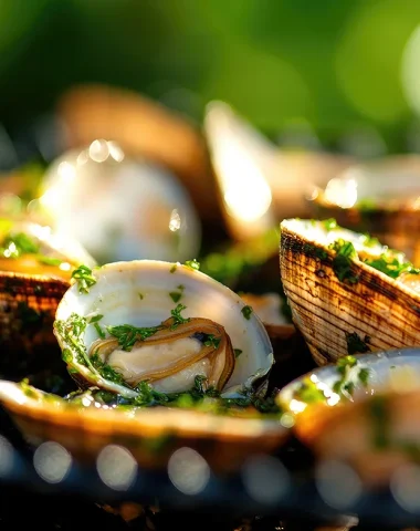 Palourdes au barbecue 